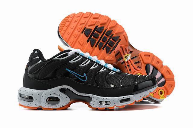 (image for) Nike Air Max Plus Black Grey Blue Orange Men's TN Tennis-110